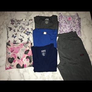 SIZE MEDIUM WOMENS SCRUB BUNDLE